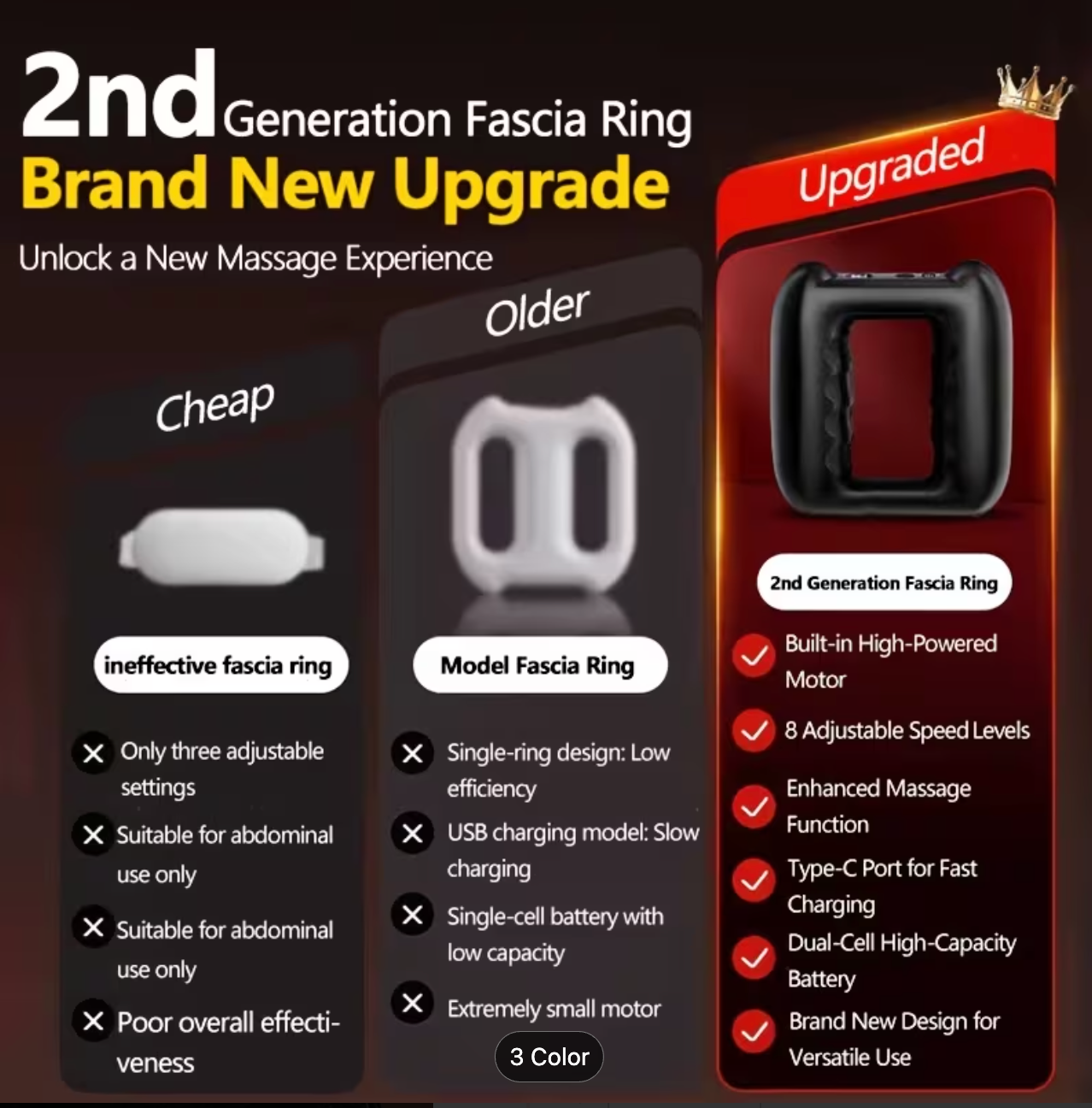 ReliefWrap Pro™ Cordless Body Massager