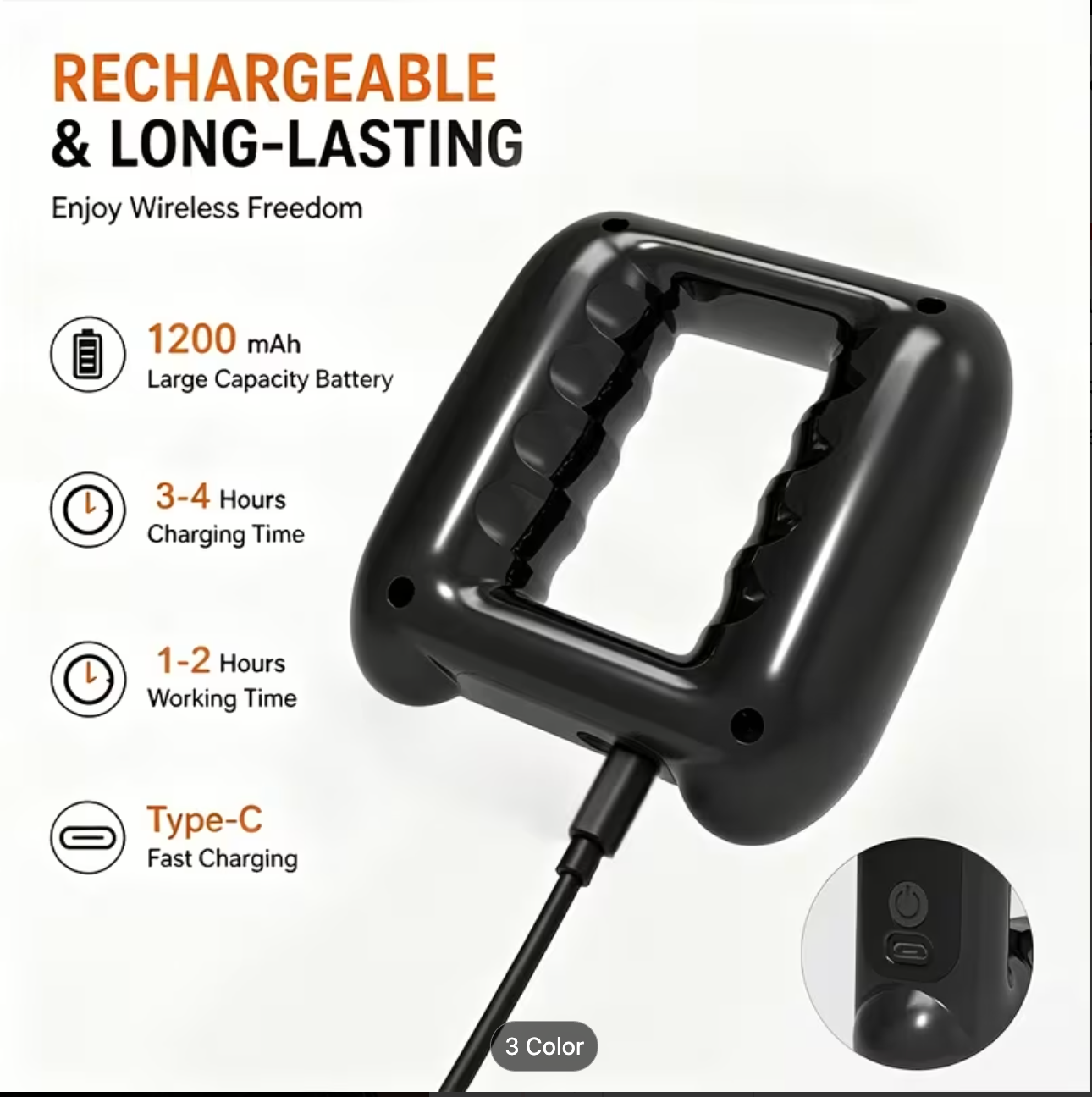 ReliefWrap Pro™ Cordless Body Massager