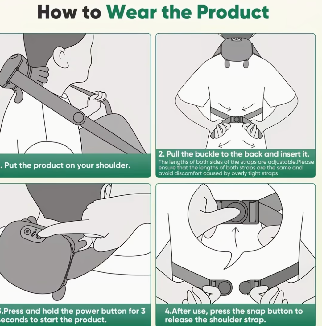 NeckRelief Pro™ Heated Shoulder Massager